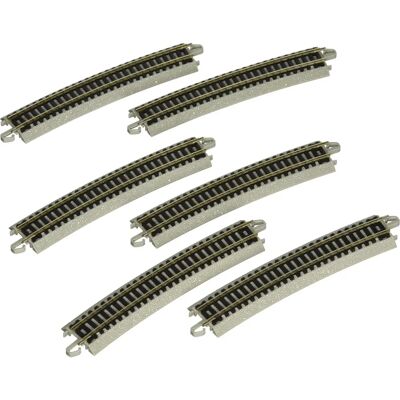 Bachmann - SnapFit EZ Track 19 Radius Curved - Nickel Silver - Rail - Publicité Bachmann - SnapFit EZ Track 19 Radius Curved - Nickel Silver - Rail - Publicité