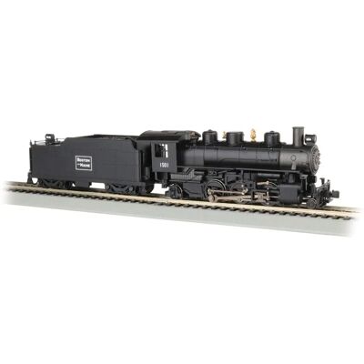 BACHMANN Boston & Maine #1501 - Locomotive à vapeur Prairie 2-6-2 avec fumée et tender BACHMANN Boston & Maine #1501 - Locomotive à vapeur Prairie 2-6-2 avec fumée et tender