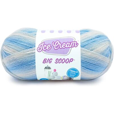 Hilo Lion Brand Ice Cream Big Scoop - Suave y suave azul - Hilo Hilo Lion Brand Ice Cream Big Scoop - Suave y suave azul - Hilo