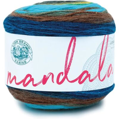 Lion Brand Yarn Mandala Fil Sphinx - Fil pour Tricot et Crochet - Publicité Lion Brand Yarn Mandala Fil Sphinx - Fil pour Tricot et Crochet - Publicité