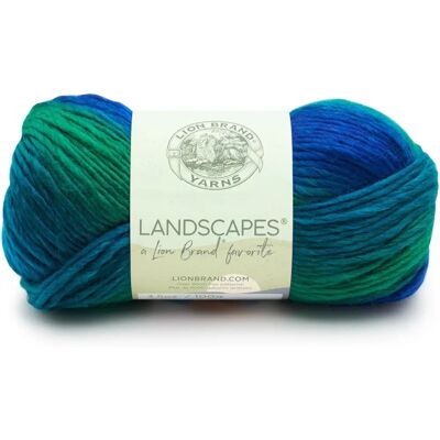 Lion Brand Yarn Landscapes - Blue Lagoon - Garn Lion Brand Yarn Landscapes - Blue Lagoon - Garn
