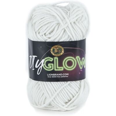 Lion Brand Yarn Glöd-i-mörkret Polyestergarn - Konstnärstyp Lion Brand Yarn Glöd-i-mörkret Polyestergarn - Konstnärstyp
