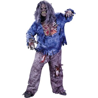 Fun World Komplett 3D Zombie Skelett Halloween Herren Kostüm - Plus Fun World Komplett 3D Zombie Skelett Halloween Herren Kostüm - Plus