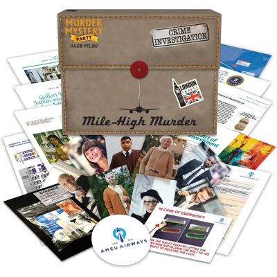 University Games Mile High Murder Mystery Case File - Detective Game University Games Mile High Murder Mystery Case File - Detective Game