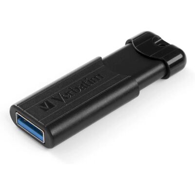 Verbatim PinStripe Clé USB - 16GB - Noir - USB 3.2 Verbatim PinStripe Clé USB - 16GB - Noir - USB 3.2