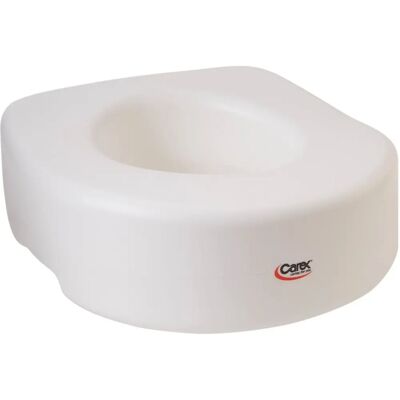 Sollevatore WC Carex - Aumenta di 12,5 cm - Sedile rialzato - Antiscivolo - Bianco Sollevatore WC Carex - Aumenta di 12,5 cm - Sedile rialzato - Antiscivolo - Bianco