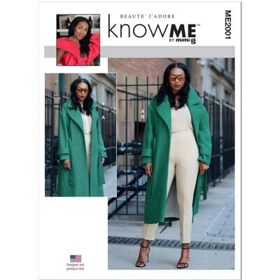 Mondial Tissus - Know Me 2001W3 - Manteau - Pantalon - Sewing pattern Mondial Tissus - Know Me 2001W3 - Manteau - Pantalon - Sewing pattern