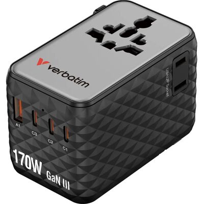Chargeur Universel Verbatim 30190 - Adaptateur et Chargeur pour Appareils Mobiles - Publicité Chargeur Universel Verbatim 30190 - Adaptateur et Chargeur pour Appareils Mobiles - Publicité