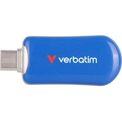 Verbatim 30234 Clé USB-C Bleue 256GB - Clé USB - Publicité Verbatim 30234 Clé USB-C Bleue 256GB - Clé USB - Publicité