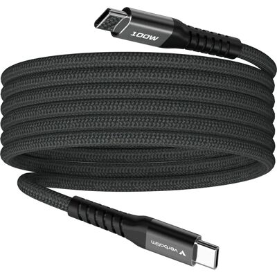Cavo USB-C Verbatim - 1,2m - Nero - USB 2.0 Cavo USB-C Verbatim - 1,2m - Nero - USB 2.0