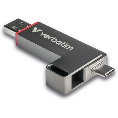 Verbatim Dual QuickStick 128GB Clé USB - Vitesse SSD - Publicité Verbatim Dual QuickStick 128GB Clé USB - Vitesse SSD - Publicité