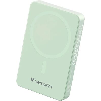 Verbatim Power Bank Magnetico Wireless 10000mAh - Power Bank Verbatim Power Bank Magnetico Wireless 10000mAh - Power Bank