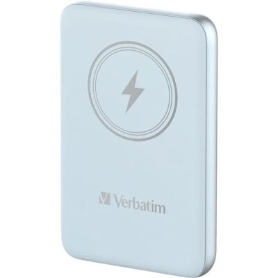 Verbatim Powerbank - 10000mAh Magnetisch Draadloos Opladen Verbatim Powerbank - 10000mAh Magnetisch Draadloos Opladen