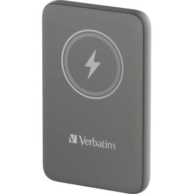 Power Bank Verbatim 10000mAh Chargeur Magnétique Sans Fil - Publicité Power Bank Verbatim 10000mAh Chargeur Magnétique Sans Fil - Publicité