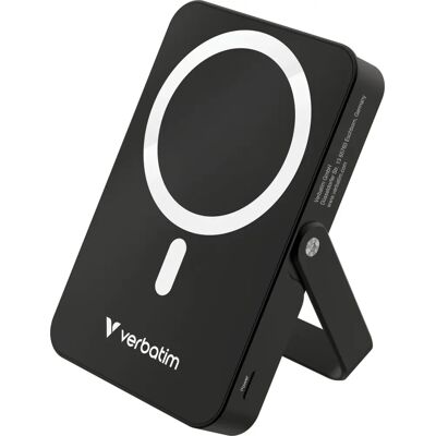 Verbatim Power Bank met Magnetische Draadloze Opladen - 10000mAh Verbatim Power Bank met Magnetische Draadloze Opladen - 10000mAh