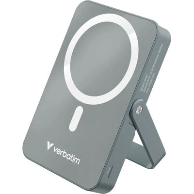 Verbatim Powerbank met Draadloos Opladen & Standaard - 10000mAh Verbatim Powerbank met Draadloos Opladen & Standaard - 10000mAh