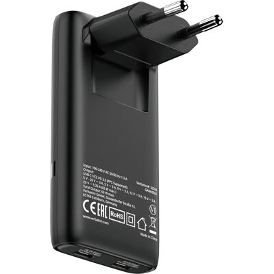 Chargeur Mobile Verbatim 32354 - Chargement rapide, 65W, Type C - Publicité Chargeur Mobile Verbatim 32354 - Chargement rapide, 65W, Type C - Publicité