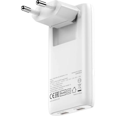 Chargeur mobile Verbatim 32355 - Charge rapide pour téléphone & tablette - Publicité Chargeur mobile Verbatim 32355 - Charge rapide pour téléphone & tablette - Publicité