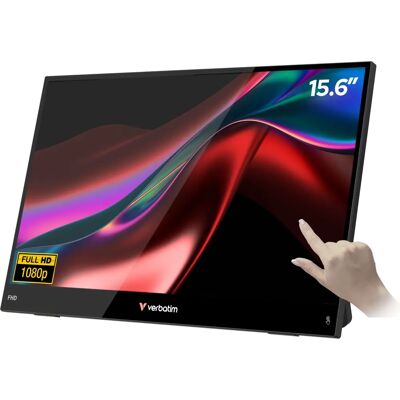 Verbatim Tragbarer 15,6" FHD Touch-Monitor - Berührungsbildschirm Verbatim Tragbarer 15,6" FHD Touch-Monitor - Berührungsbildschirm