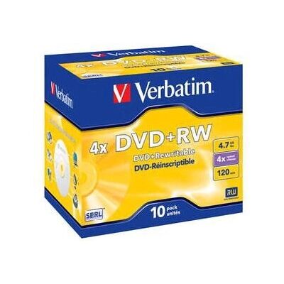 Verbatim DVD+RW 4,7 GB - Kratzfest - 10 Stück Verbatim DVD+RW 4,7 GB - Kratzfest - 10 Stück