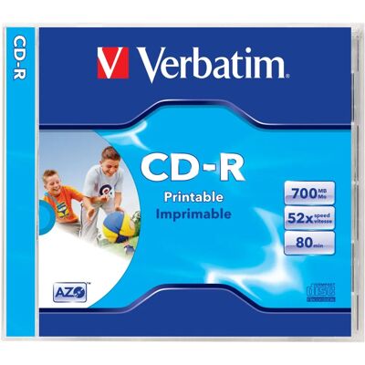 Verbatim DataLifePlus - CD-R - 700 MB - 52x - Professionale Verbatim DataLifePlus - CD-R - 700 MB - 52x - Professionale