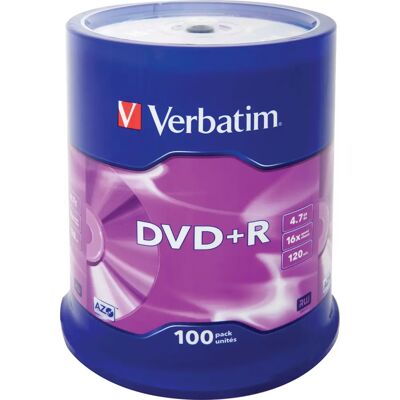 Verbatim Argento 4,7GB DVD+R - DVD+R Dischi Verbatim Argento 4,7GB DVD+R - DVD+R Dischi