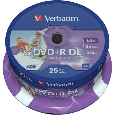 Verbatim 43667 Doppio Strato DVD+R 8,5GB - Dati & Video Verbatim 43667 Doppio Strato DVD+R 8,5GB - Dati & Video
