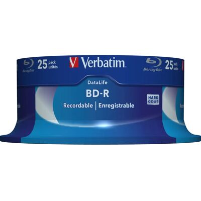 Verbatim Datalife 6x Dischi Blu-ray 25GB - Dischi Blu-ray Verbatim Datalife 6x Dischi Blu-ray 25GB - Dischi Blu-ray