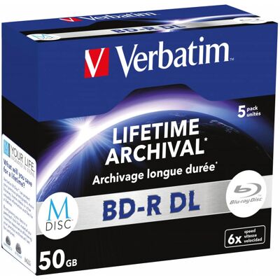 Verbatim MDISC BD-R DL 50 GB - Disco Ottico Verbatim MDISC BD-R DL 50 GB - Disco Ottico