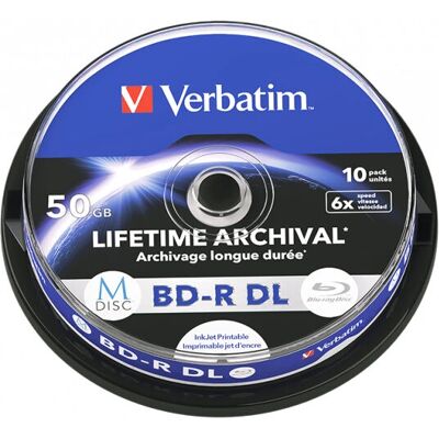 Verbatim 50GB Archív Blu-ray - Optikai lemez Verbatim 50GB Archív Blu-ray - Optikai lemez
