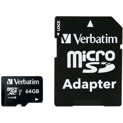 Verbatim Premium U1 microSD - microSDXC 64GB (44084) Verbatim Premium U1 microSD - microSDXC 64GB (44084)