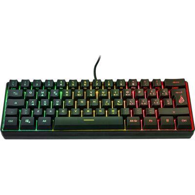 Tastiera Verbatim KingPin X1 - Gaming USB QWERTY Nero Tastiera Verbatim KingPin X1 - Gaming USB QWERTY Nero