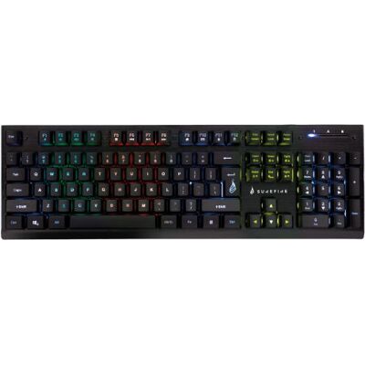SureFire KingPin X2 Gaming-Tastatur - Schwarz - Robust Aluminium SureFire KingPin X2 Gaming-Tastatur - Schwarz - Robust Aluminium