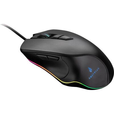 SureFire Martial Claw Gaming Maus - 7200 DPI, RGB, 7 Tasten - USB - Schwarz SureFire Martial Claw Gaming Maus - 7200 DPI, RGB, 7 Tasten - USB - Schwarz