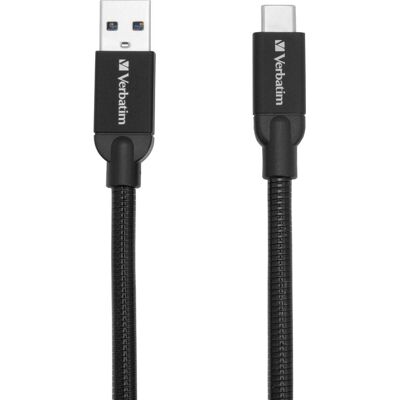 Verbatim USB-Kabel - 1m Schwarz - Unterstützt USB 3.2 Gen 2 & Synchronisieren & Laden Verbatim USB-Kabel - 1m Schwarz - Unterstützt USB 3.2 Gen 2 & Synchronisieren & Laden