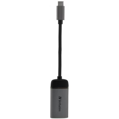Verbatim USB-C till HDMI 4K Adapter - Svart, Silver - Video Kabeladapter Verbatim USB-C till HDMI 4K Adapter - Svart, Silver - Video Kabeladapter
