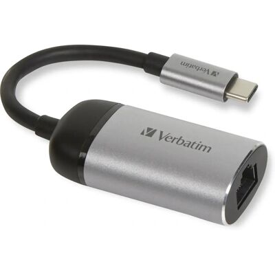 Verbatim USB-C Dock för laptop - Svart/Silver - 49146 Verbatim USB-C Dock för laptop - Svart/Silver - 49146