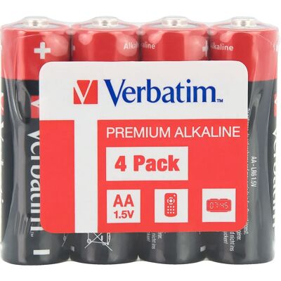 Verbatim AA 1,5V Alkalibatterien - Batterien Verbatim AA 1,5V Alkalibatterien - Batterien