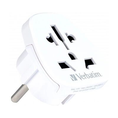 Verbatim Wteu-01 Netzadapter - Universell Typ E/F - 250V 10A Verbatim Wteu-01 Netzadapter - Universell Typ E/F - 250V 10A