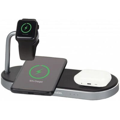 Stație de încărcare wireless Verbatim WCS-03 - Încărcător Qi 3-în-1 Stație de încărcare wireless Verbatim WCS-03 - Încărcător Qi 3-în-1