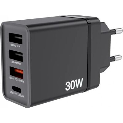 Verbatim Universeel Zwart 30W Mobiele Oplader - Snelladen Verbatim Universeel Zwart 30W Mobiele Oplader - Snelladen