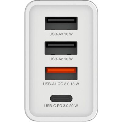Verbatim CHR-30EU2 - Chargeur USB-C & USB-A 30W - Publicité Verbatim CHR-30EU2 - Chargeur USB-C & USB-A 30W - Publicité