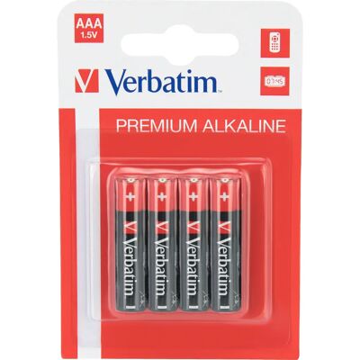 Verbatim 49920 AAA Alkaline Battery Pack - Household Battery Verbatim 49920 AAA Alkaline Battery Pack - Household Battery