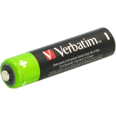 Verbatim - 49942 - AAA - 950mAh - Batterie rechargeable - Publicité Verbatim - 49942 - AAA - 950mAh - Batterie rechargeable - Publicité
