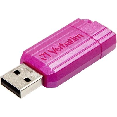 Verbatim Store n Go 64GB Pinstripe - USB-Stick, Pink Verbatim Store n Go 64GB Pinstripe - USB-Stick, Pink