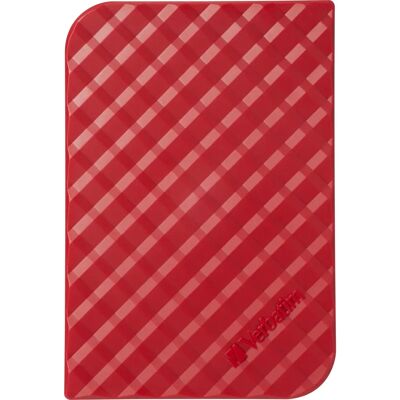 Disco Esterno Portatile Verbatim 1TB - Rosso - USB 3.0 Disco Esterno Portatile Verbatim 1TB - Rosso - USB 3.0