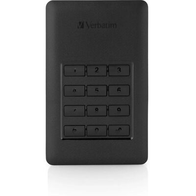 Disco rigido esterno Verbatim 1TB - Modello USB-C Sicuro Disco rigido esterno Verbatim 1TB - Modello USB-C Sicuro