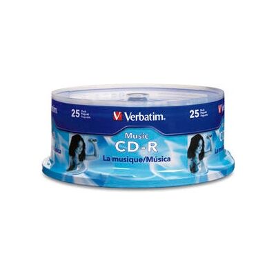 Verbatim 96155 40x 80-Minute CD-R with Branded Surface - CD-R Media Verbatim 96155 40x 80-Minute CD-R with Branded Surface - CD-R Media