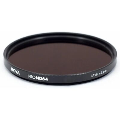 Filtre à densité neutre Hoya 55mm PROND 64 - 6 stops - Publicité Filtre à densité neutre Hoya 55mm PROND 64 - 6 stops - Publicité