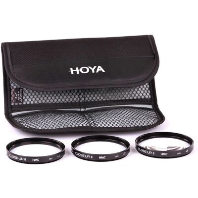Conjunto de filtros macro Hoya 1286 49mm - Preto Conjunto de filtros macro Hoya 1286 49mm - Preto